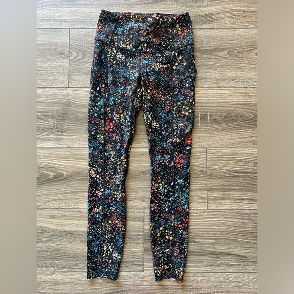 Lululemon Limited Edition Floral Print Wunder Train Leggings - Picture 2 of 5
